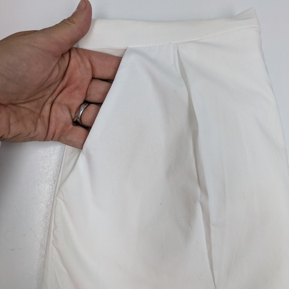 Gianni Bini women's white romper size S playsuit bow front tie - Picture 3 of 10